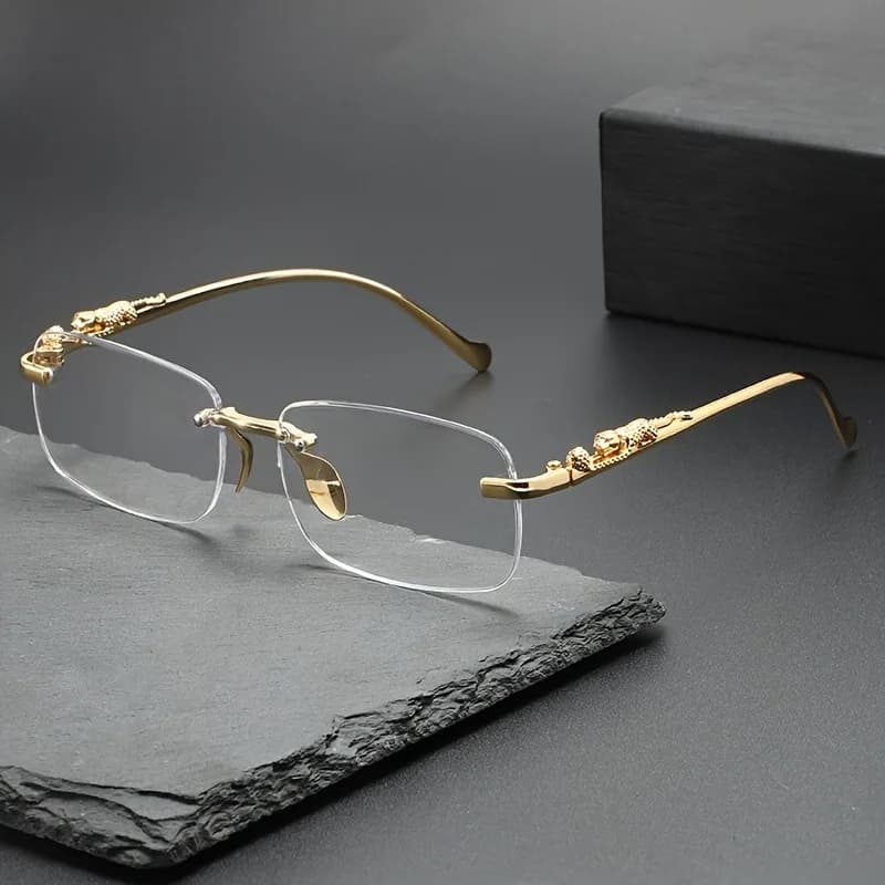 Fashion Rimless Metal Sunglasses Men Women Populare Sun Glasses Male Female Classic Small Square Summer Traveling Shades