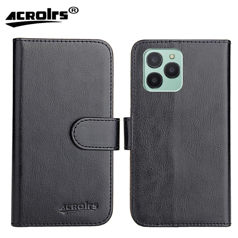 FOSSiBOT S1 S2 5G Custodia 6 colori Moda Portafoglio Flip Slot per schede Custodia protettiva in pelle Borse protettive per telefono