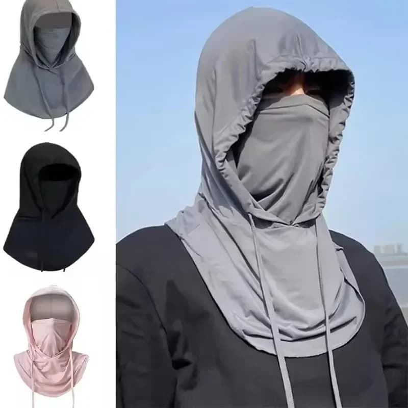 Cappello Estivo con Protezione Solare Integrale, Maschera per Viso, Protezione UV per Escursionismo, Ciclismo e Campeggio, Nuovo