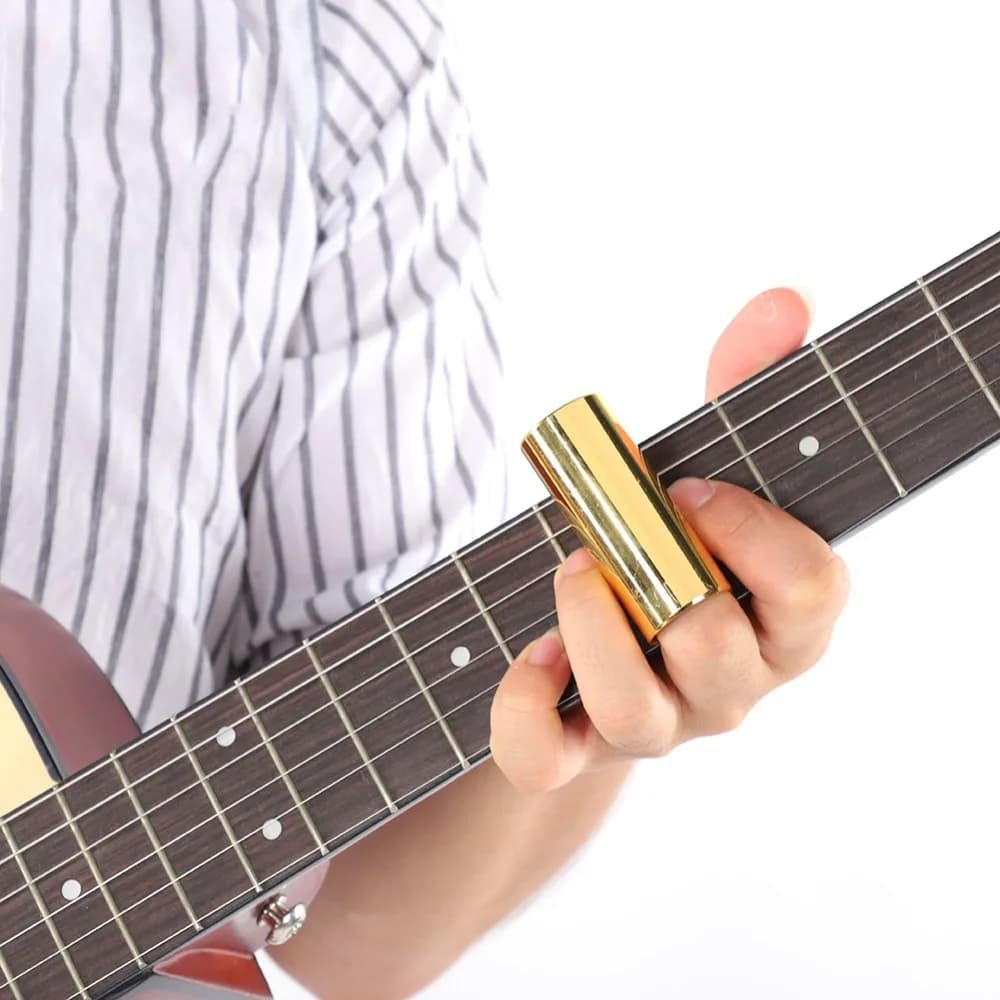 10 Celluloid Picks ​Guitar Accessories Kit​ ​8 Finger Cots ​Iron Box ​Guitar Slide​ ​4 Guitar Slides​ ​Finger Cot​