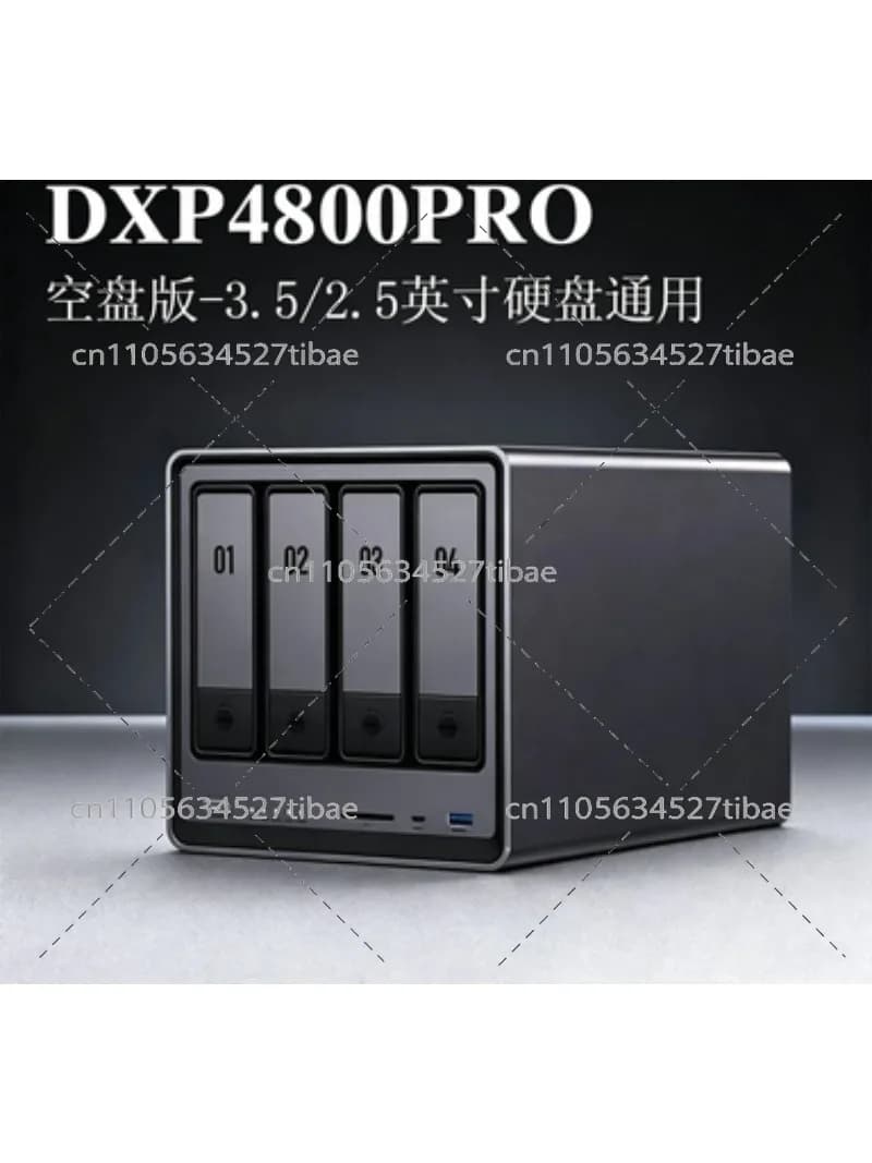 4-Bay Personal Cloud NAS with i3 6-Core Processor 16GB RAM Network Storage Server
