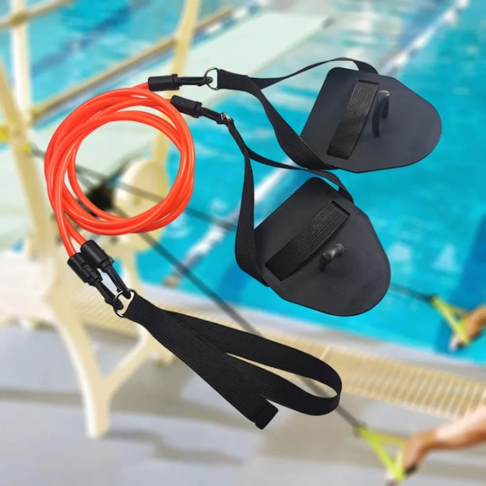 Endurance Cord for Coach Hand Web Pull Strap Nuoto Arm Trainer Force Equipment Resistance Faxes for Ground Swimming Training