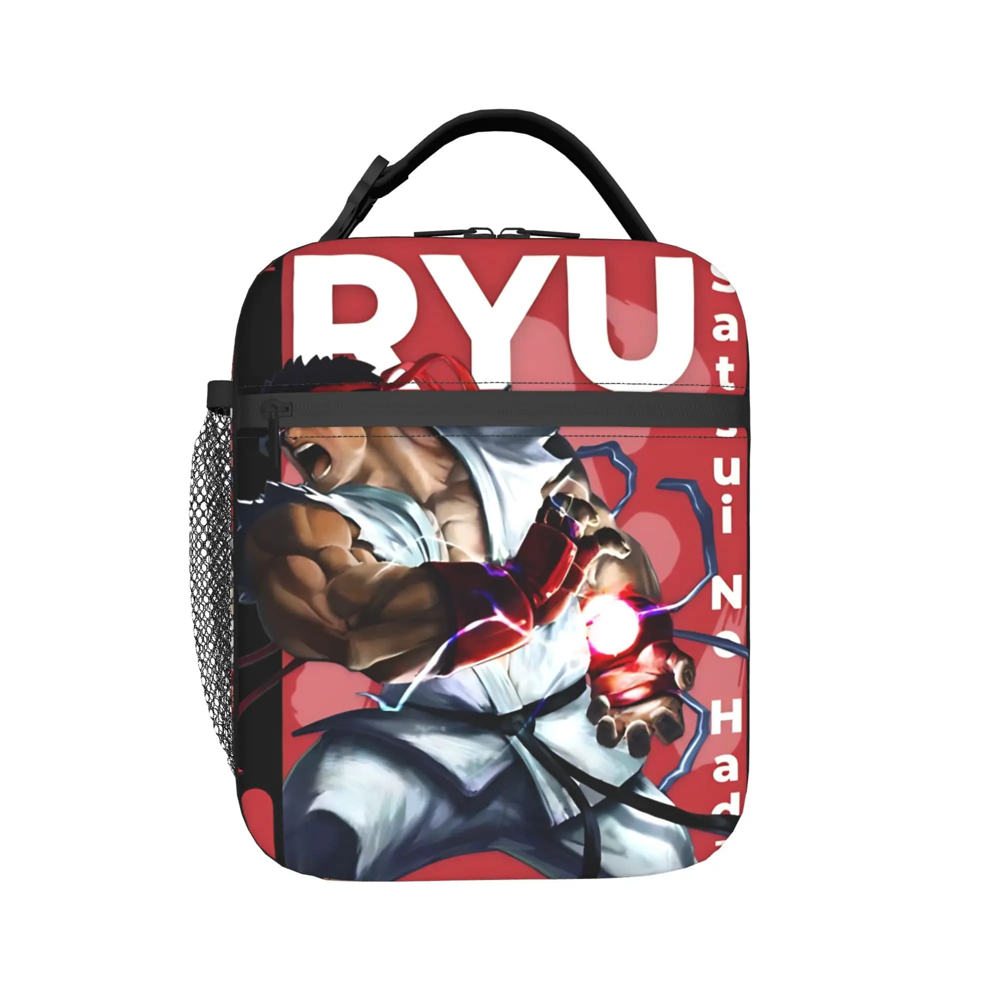Borse termiche porta pranzo Streets Fighters RYU Movie 2026 per viaggi, borse termiche riutilizzabili per alimenti, per uomo e donna