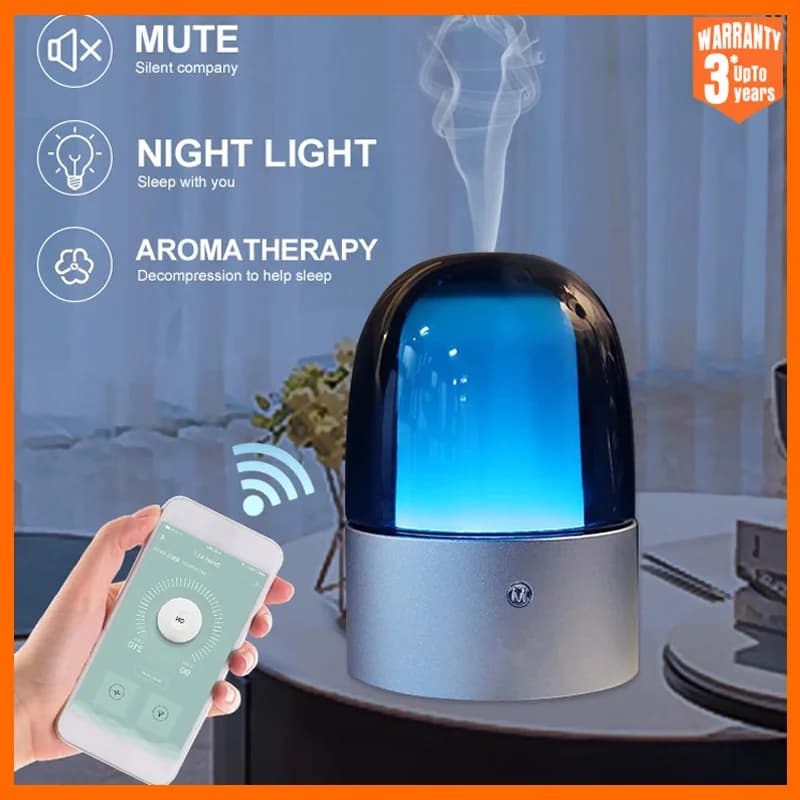 Intelligent Aromatherapy Humidifier Pure Essential Oil Diffuser Ambient Light Timing App Control Home Office Fragrance Humidifie