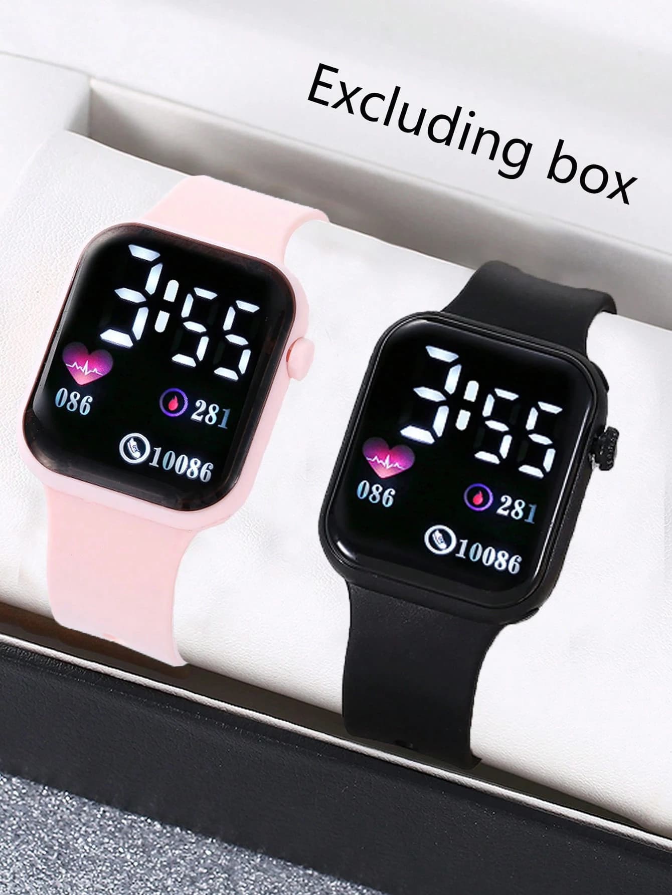 2pc/1pcs Electronic Watch with Night Light LED Fashion Sports Multifunctional Electronic Watch for Students