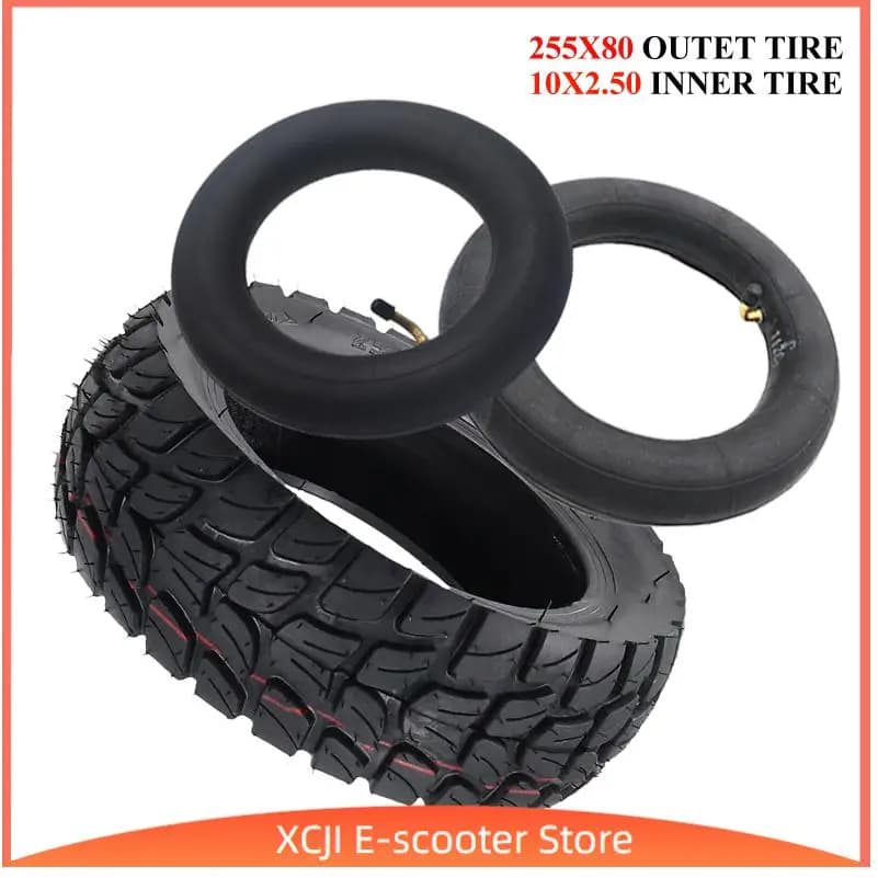 Wear resistant 255x80 outer tire 10x2.50 inner tire suitable for KuKirin G2 Max electric scooter tire replacement part