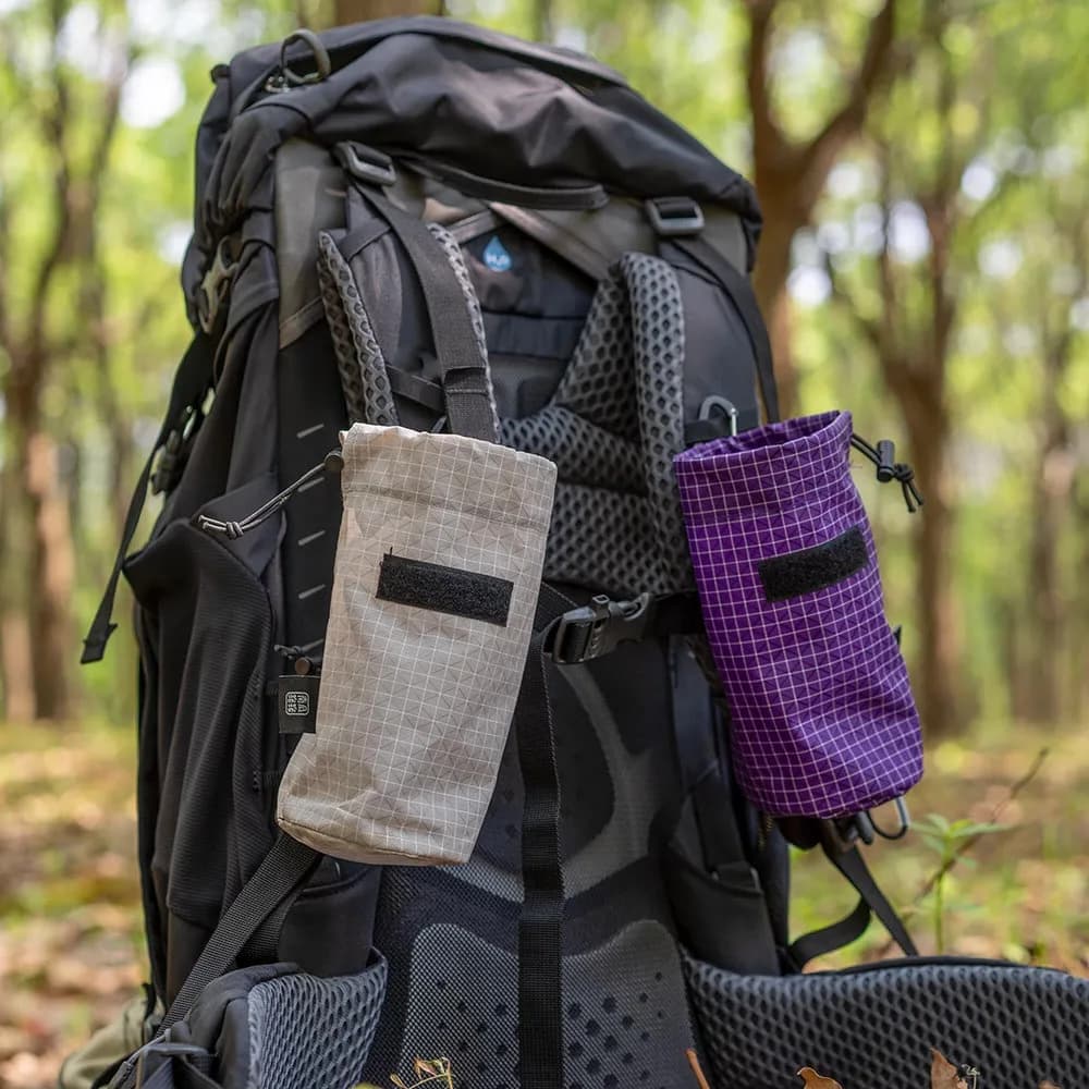 Borsa a tracolla UHMWPE XPAC da 25 g - Porta bottiglia d'acqua per zaino da trekking - Attacco Molle ultraleggero