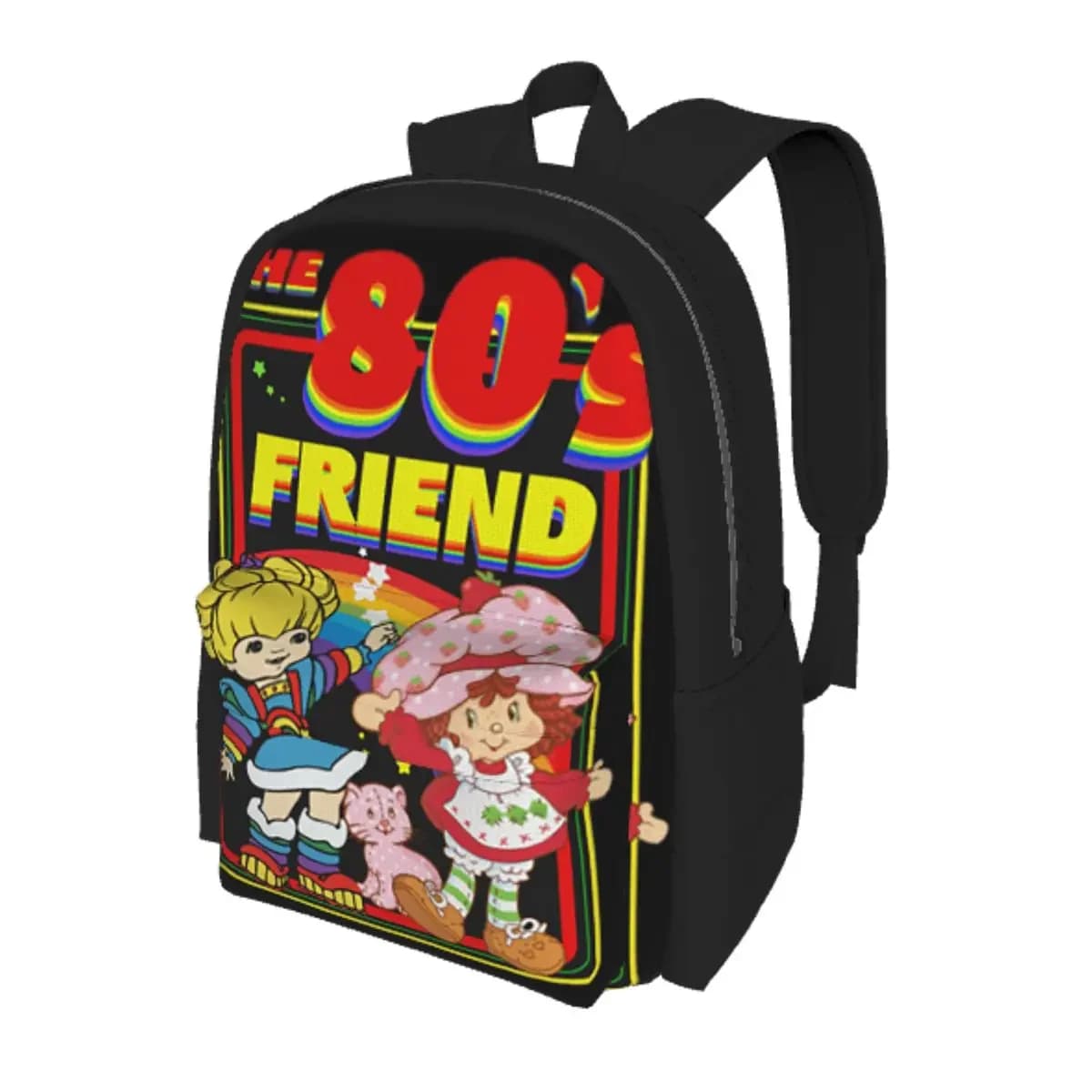Rainbow Brite - Il compagno dei 80' per Natale, zaino per studenti, borsa da scuola, zaino da escursionismo per ragazzi e ragazze, borsa a tracolla