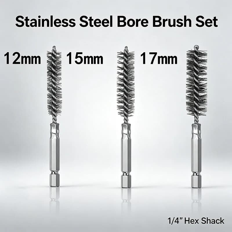 Wire Tube Machinery Cleaning Brush Rust Cleaner Washing Polishing Tools For Automotive Manufacturing Processing Industry