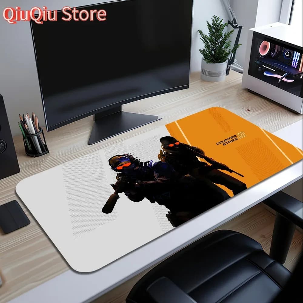 C-Counter Strike 2 CS2 Tappetino per mouse Tappetino da scrivania grande Tastiera ergonomica per ufficio in gomma PC antiscivolo Anti-caduta Casa personalizzata Miglior prezzo