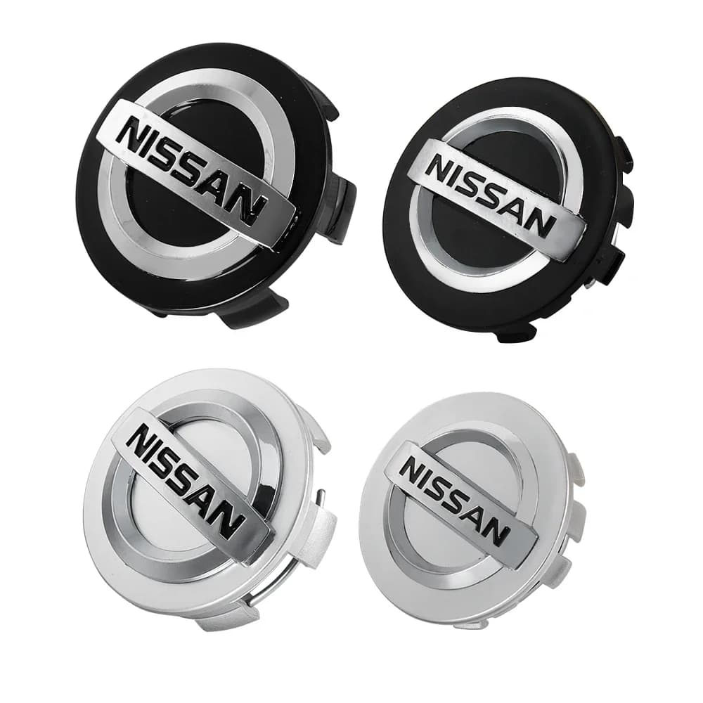 4Pcs 54/60mm Car Wheel Center Hub Caps Rims Cover Logo Nissan X-trail Qashqai Note Juke Sentra Patrol Leaf Tiida Accessories