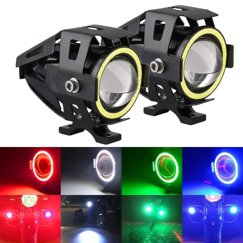 LED Motorcycle Headlight Offering Fog Light Capabilities for Better Night Ride Experiences