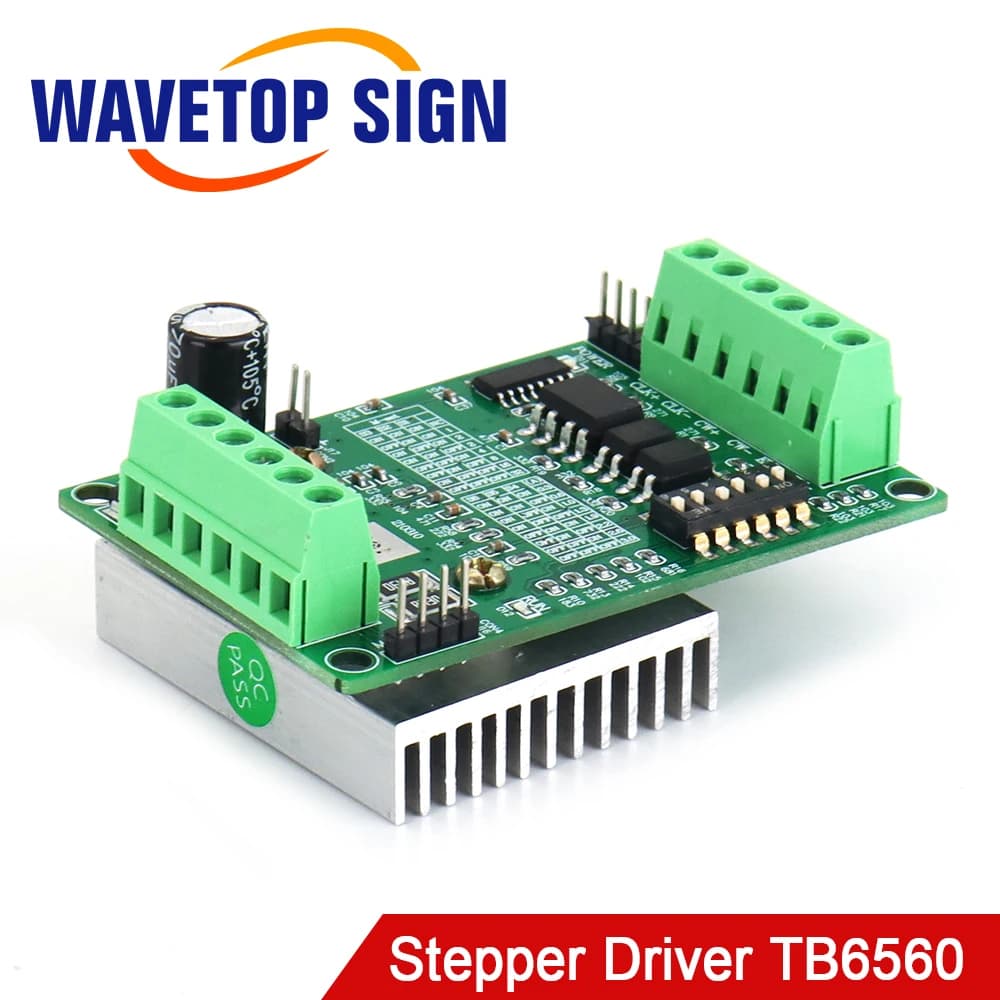 Driver per Motore Stepper WaveTopSign TB6560 3A 10-35VDC per Macchine per Incisione e Taglio Laser CO2