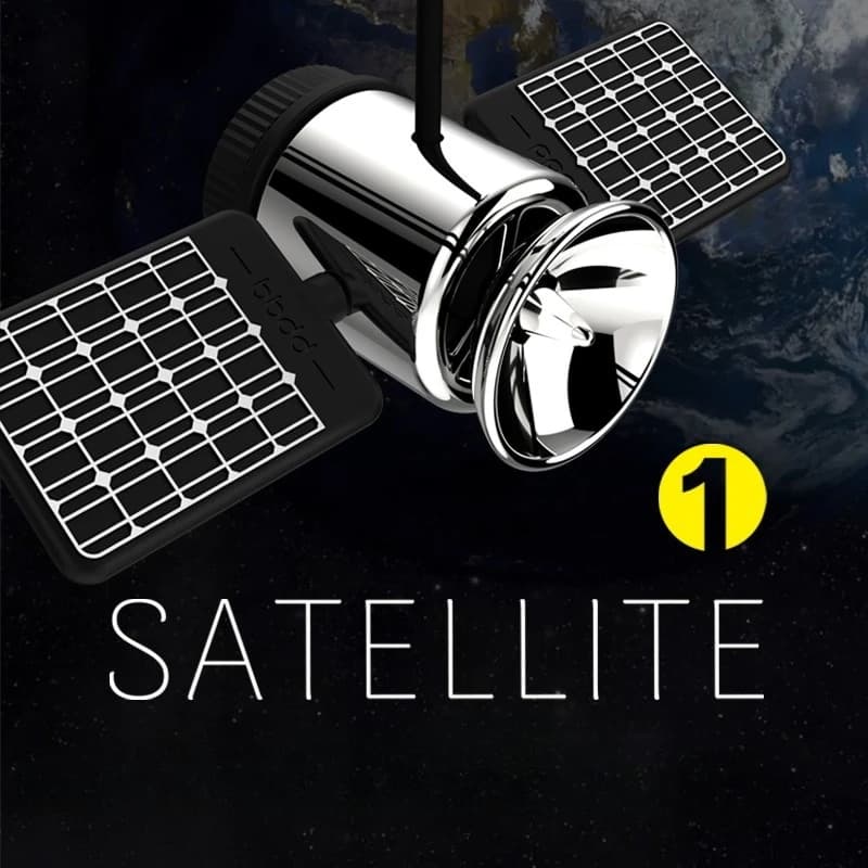 Nuovo Creativo Profumatore per Auto a Forma di Satellite, Portaprofumo da Interno per Automobili