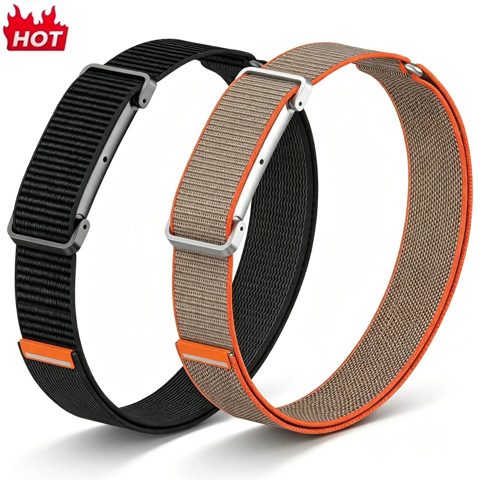 Nylon Arm Strap For Google Fitbit Air Active Band Soft Breathable Bicep Band With Metal Case For Google Fitbit Air Accessories