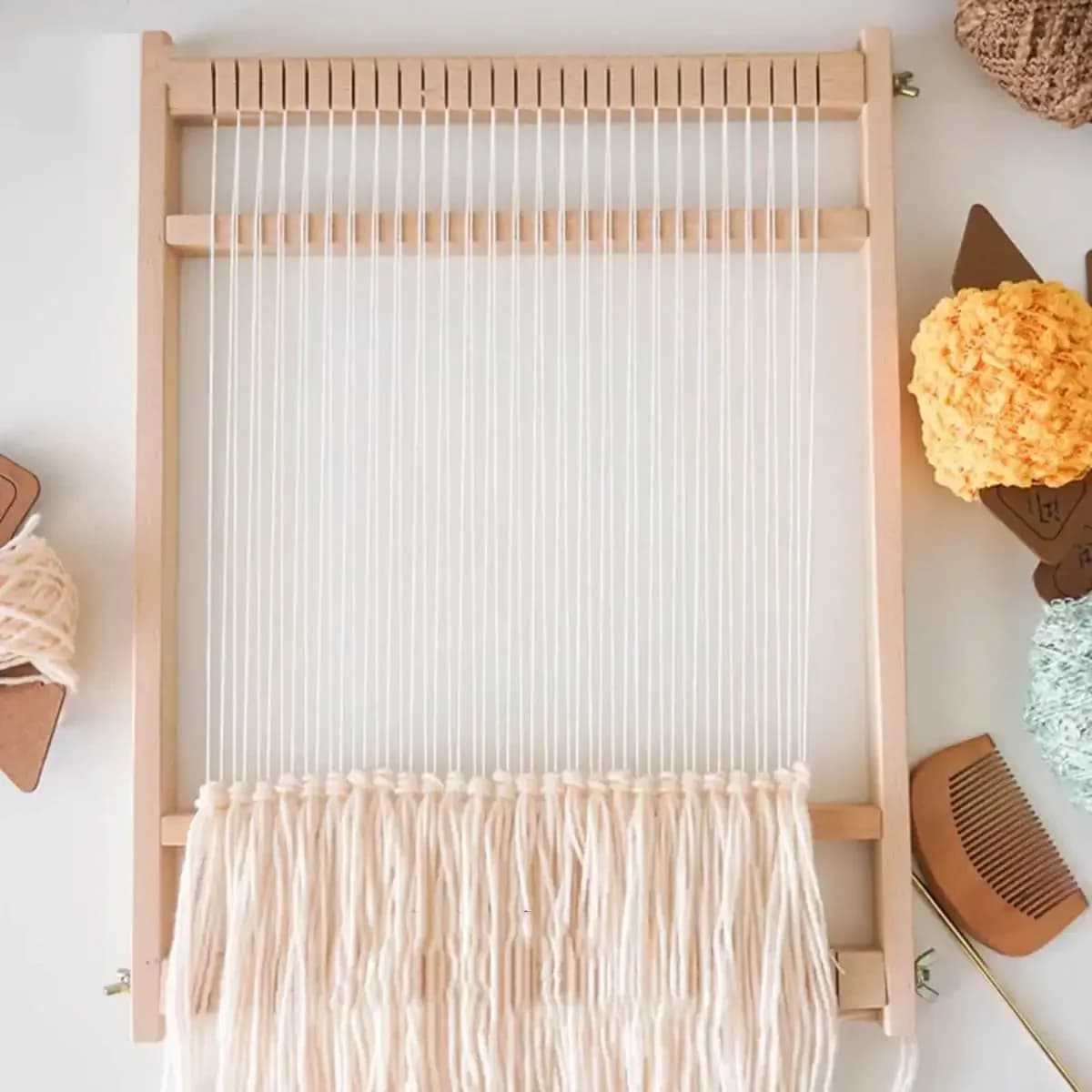 Multifunctional DIY Woven Set Hand-Woven Wooden Weaving Loom Kit Household Tapestry Scarf Loom Sewing Machine
