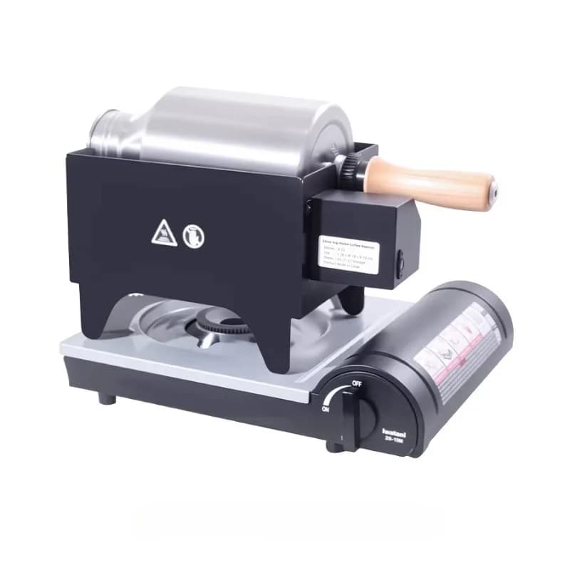 250g Capacity Food Grade 304 Stainless Steel Electric Coffee Bean Roaster 38x18x22cm 100-240V