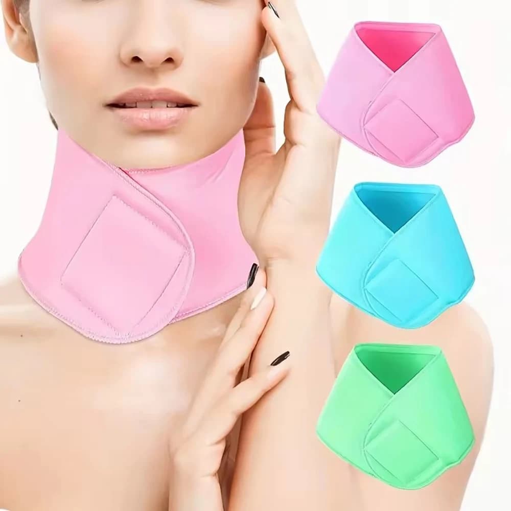 Silicone Neck Neck Bearing Neck Strap Neck Strengthening Reusable Gel Spa Neck Mask Hydrating Nutrient Neck Lift Skin Care Neck Care