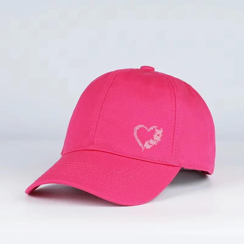 Cappellino da baseball con stampa a forma di cuore e farfalla, regolabile, unisex, per adulti e bambini, regalo per fidanzata e amanti romantici, cappelli per protezione solare