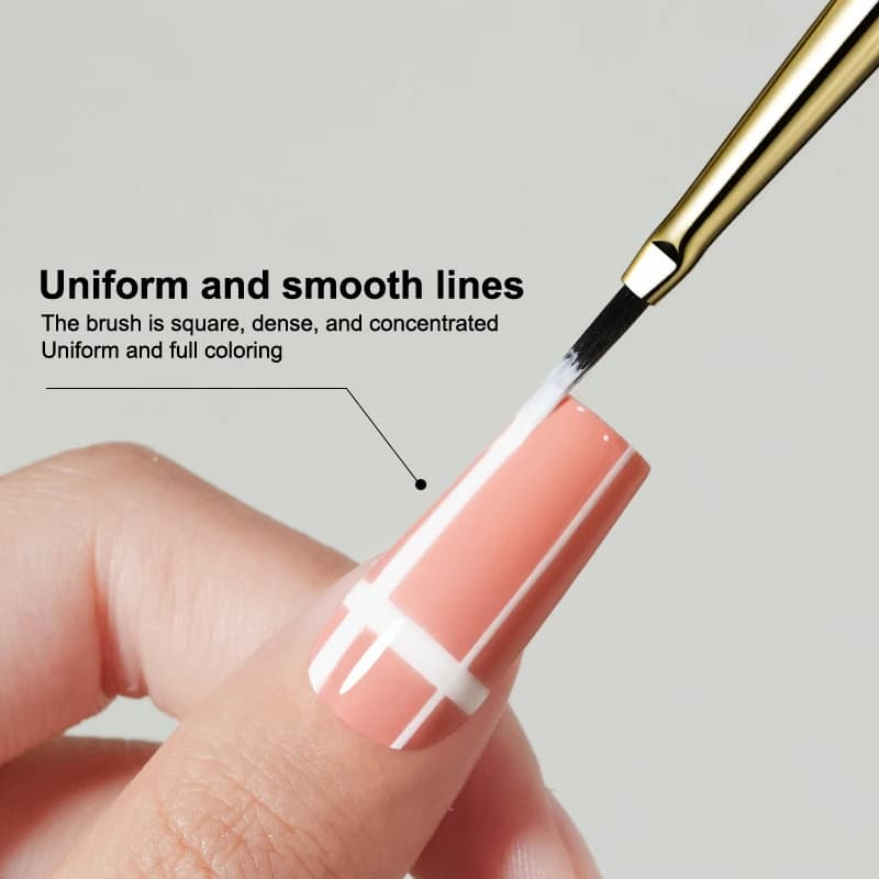 {MX} Nail Art Acrilico Disegno Liner Pen Strisce Griglia Fiore Farfalla Pennelli per pittura ad acquerello Gel UV Manicure fai da te