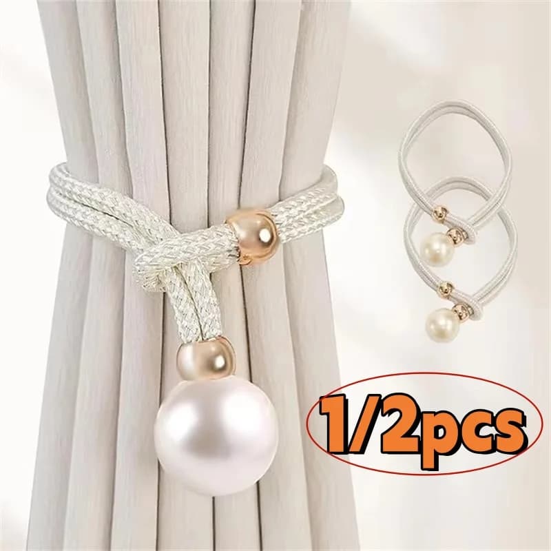 1/2 pcs. Pearls, Decorative Fiss, Cord Stops without drilling, Removable