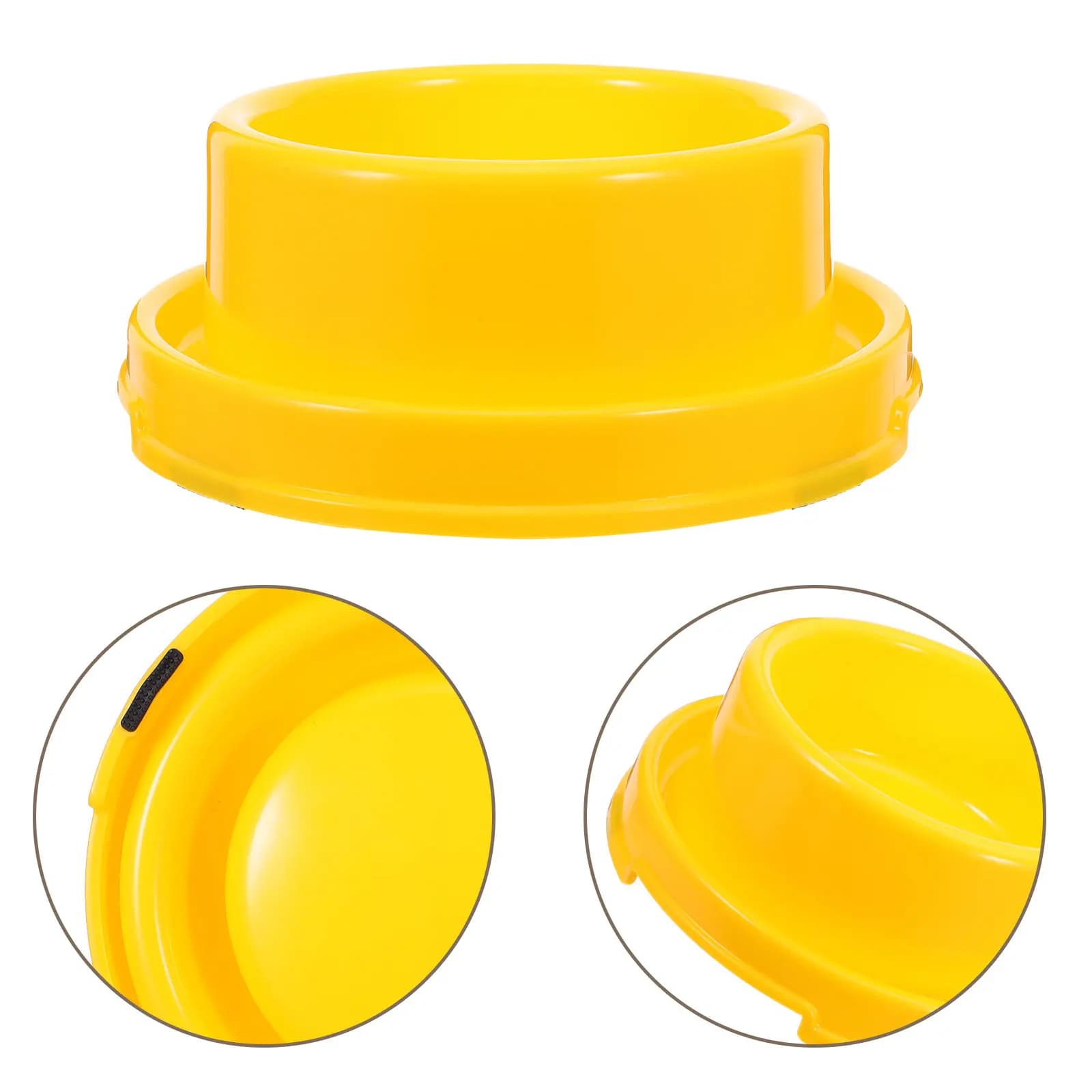 Pet Anti-Ant Food Bowl Thick Plastic Dog Feeding Dish for Puppy Cat Small Dogs Appetite Control