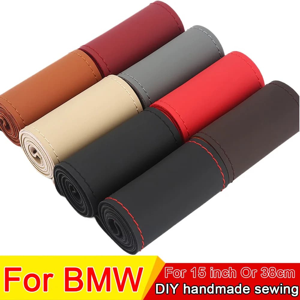 New car cover in real leather hand sewn 38 cm /15 inch for BMW X5 E53 E70 F15 G05 X1 F48 X3 F25 X6 E71 X2 F39