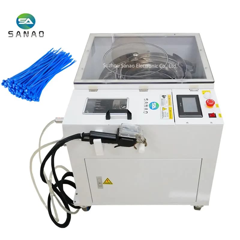 Macchina Legacavi Manuale per Fascette in Nylon da 80-120mm con Funzione di Alimentazione Automatica