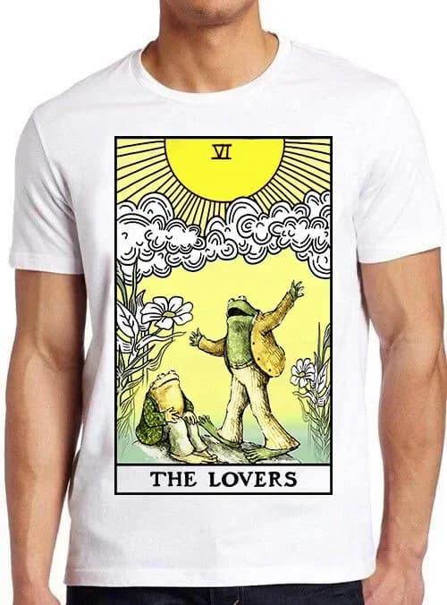 Frog & Toad The Lovers Tarot Card Funny Meme Cool Cult Gift Tee T Shirt M798