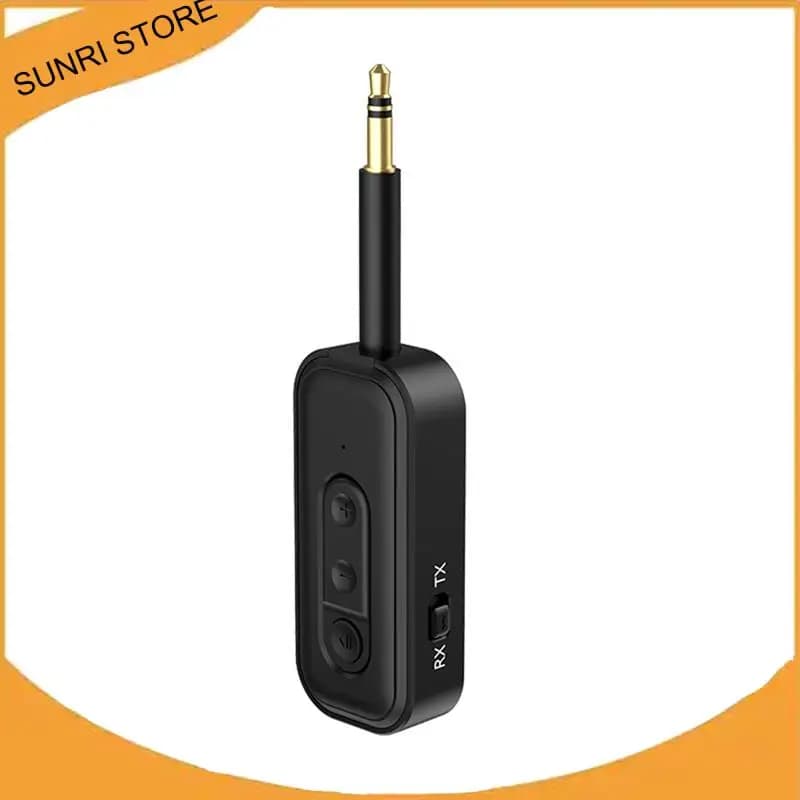 SUNRI-Bluetooth 5.3 Ricevitore Audio Trasmettitore Aux Adattatore Per Musica Stereo Senza Fili Lettore di Schede TF Vivavoce Per Auto TV PC