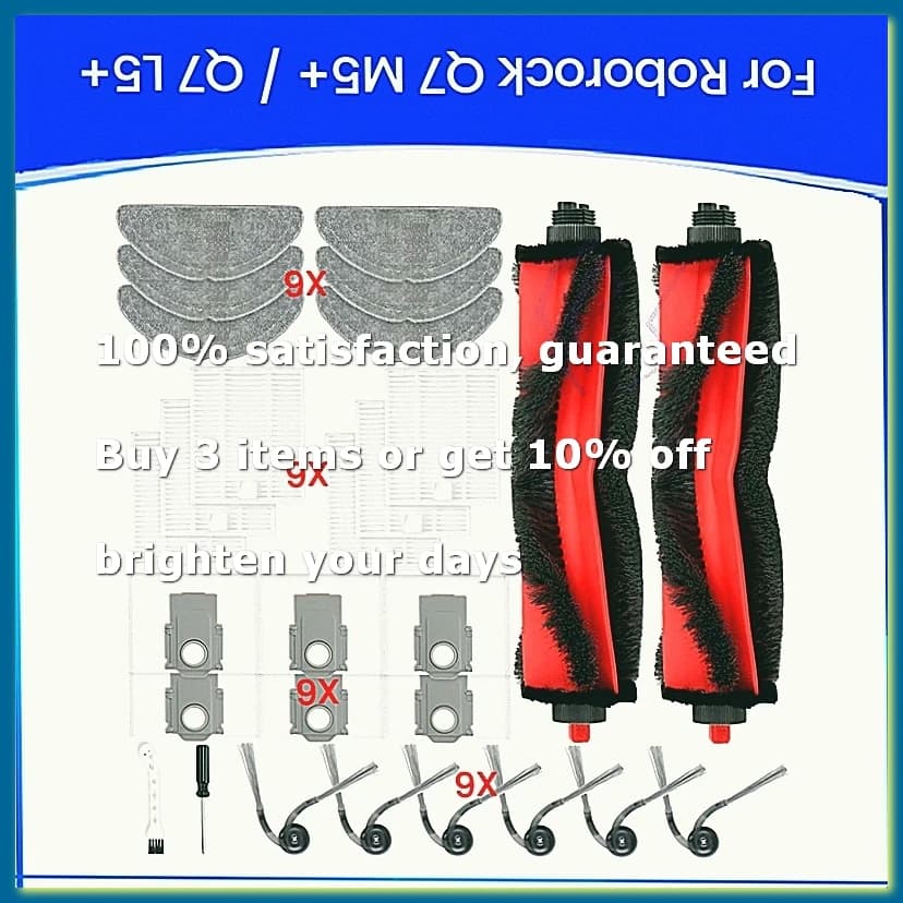 28 Pcs Replacement Parts for M5+ / L5+ Robot Vacuum Cleaner, Accessories Kit