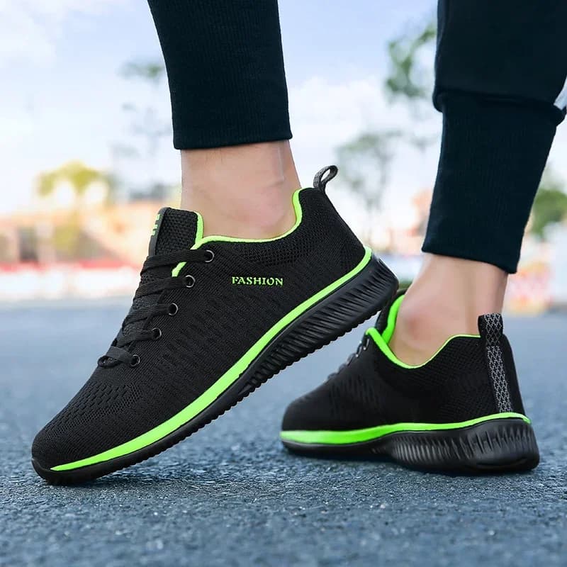 YRZL Scarpe da corsa sportive da uomo antiscivolo comode sneakers sportive casual scarpe da ginnastica leggere e traspiranti in rete d'aria per uomo