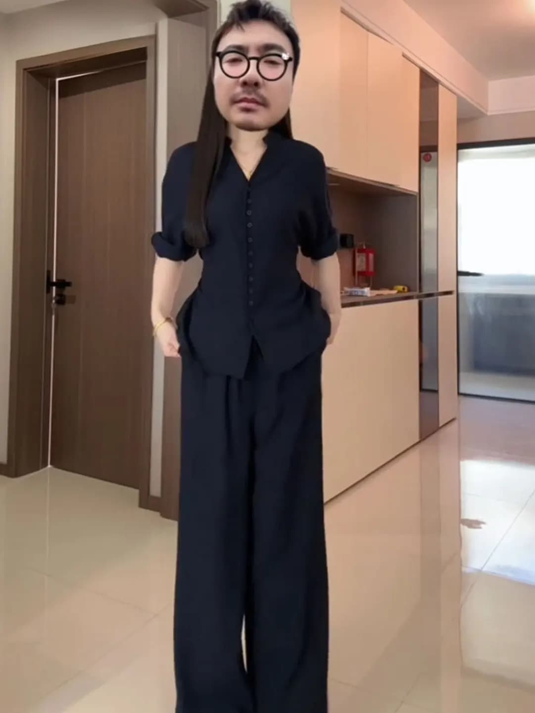 Elegant Fashionable Shirt Slim High Waist Belted Casual Pants Two Piece Set 2026 New Old Money Style Ensemble Casual Spring Wear