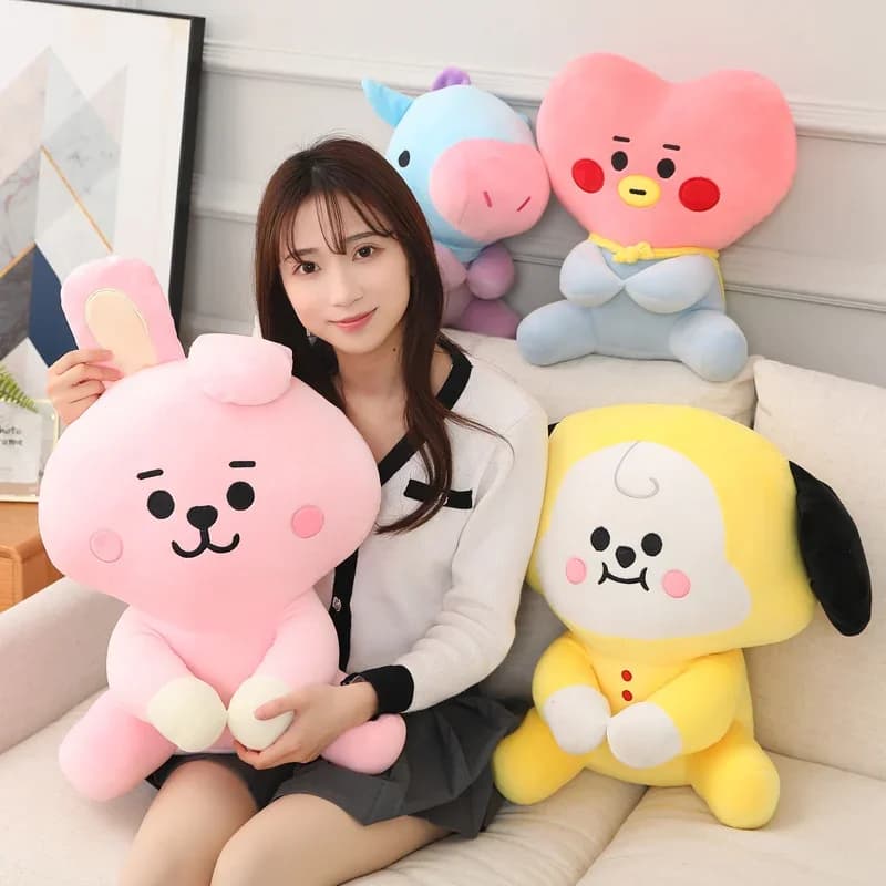 Anime Giocattoli di peluche periferici Kpop Animali del fumetto Bambole di pezza morbide Cane Coniglio Koala Pecora Kawaii Room Decor Regalo per bambini