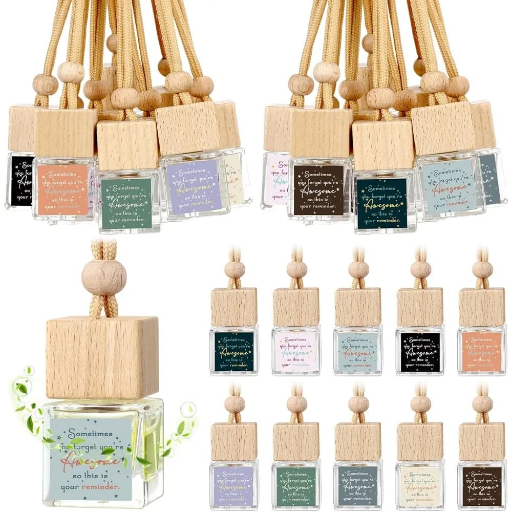 Set Regalo di 30 Diffusori d'Aria per Auto con Fragranze Motivazionali per Colleghi, Infermieri, Insegnanti