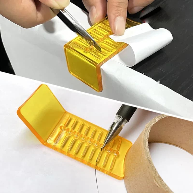 ​ Strumento di Taglio in Plastica per Wrapping Auto, Spatola per Vinile, Raschietto per Adesivi e Pellicole, per Tinteggiatura Finestrini e Creazione Insegne, Angolo 140° ° 90 °
