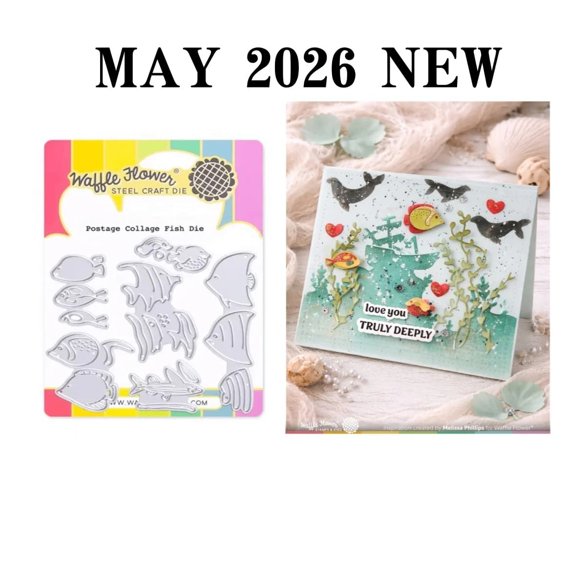 MAY 2026 NEW Fish Metal Cutting Dies for DIY Making Card Scrapbook Embossed Paper Album Craft Supplies Template Decoration