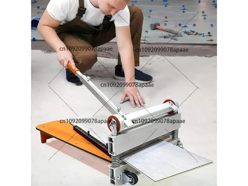 Taglierina industriale per pavimenti in laminato, taglierina per piastrelle in vinile in plastica resistente