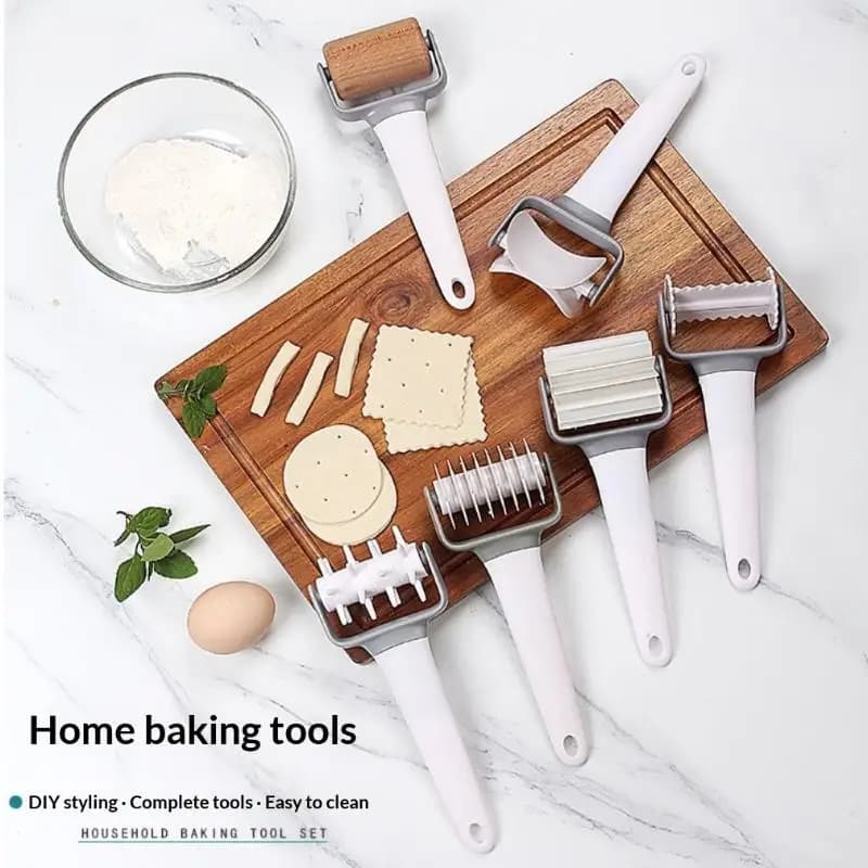 Dumplings Biscuit Pastry Roller Cutter Plastic Cookie Cutter Dough Wheel Cutter For Pizza Pastry Pie Crust Baking Tools Kitchen