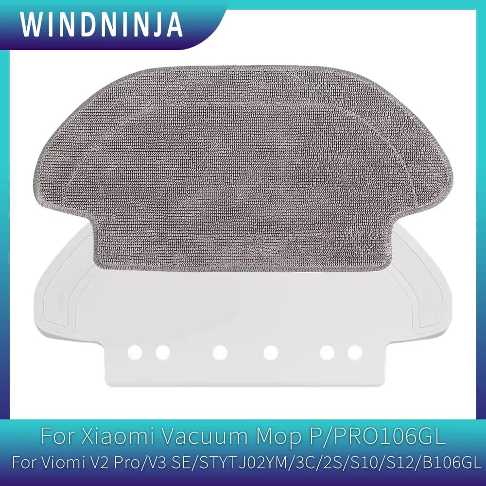 Mop Cloths Holder Pad For Xiaomi Vacuum Mop P PRO For Viomi V2 Pro V3 SE STYTJ02YM 3C 2S S10 S12 B106GL Vacuum Cleaner