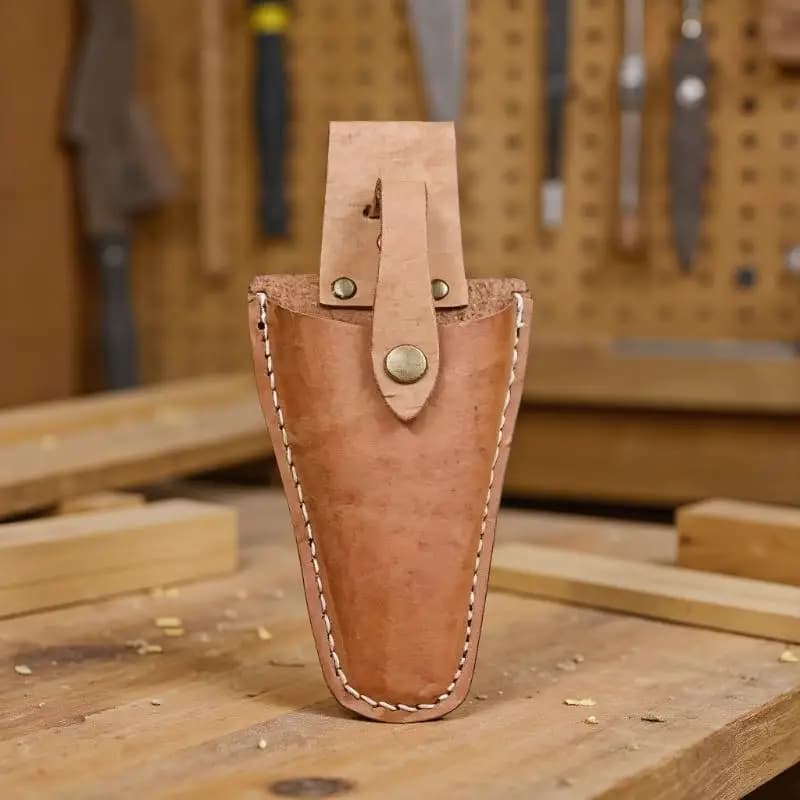 Leather case for pliers, portable tool bag with buckle, belt holder for pliers, for gardening tools, pruning scissors