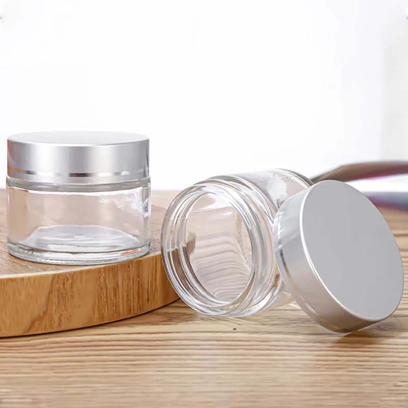 1 pcs 10/20/30ml skin care glass jars lotion jar bottle reusable make-up umbrella storage cosmetic container