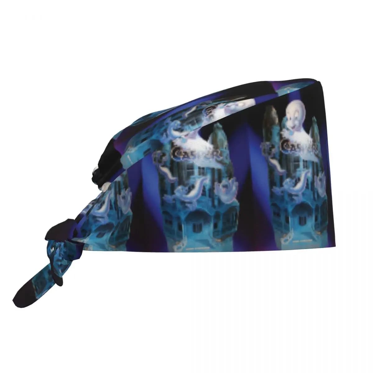 The Friendly Ghost Casper Scrub Hat Doctor Working Surgical Cap Men Women Adjustable Nursing Caps for Dentist