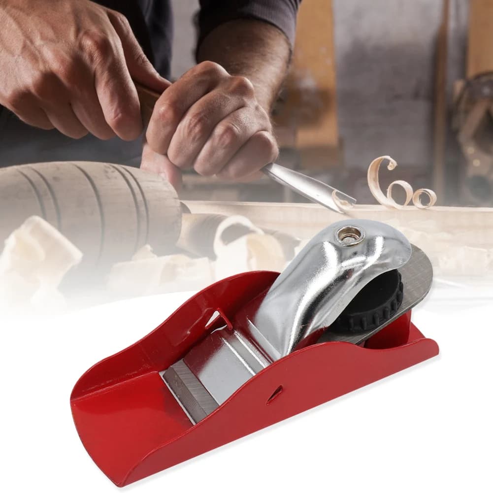 Strumento per la lavorazione del legno con aereo a mano compatto, pialla manuale per legno, tasca staccabile, lavorazione fai da te per lisciare e rifinire