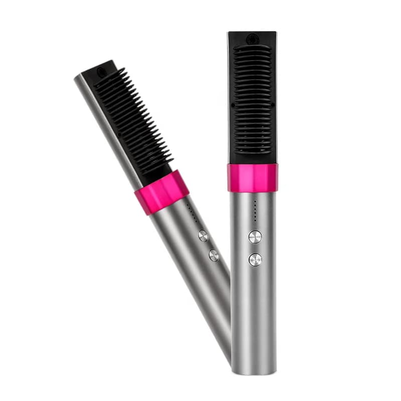 Magical Electric Combs for Leasing Hair, USB Rechargeable, Wireless, With Negative Ions, Mini Straight Comb Portable