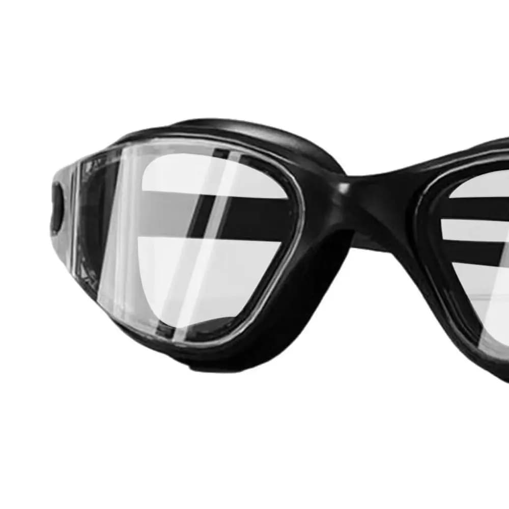 Adult Swimwear Anti-fog Set with nose clip with ear plugs Sub glasses Soft electrolytic flat glasses with wide view