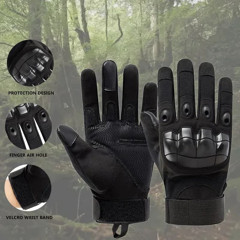 Men's Touch Screen Gym Tactical Gloves Paintball Airsoft Combat Tyre Sport Bicycle Hard finger Gloves