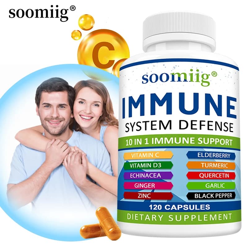 Vitamin C 1000 mg with 30 mg zinc capsules - immune system and collagen enhancer, skin health, antioxidant supplement