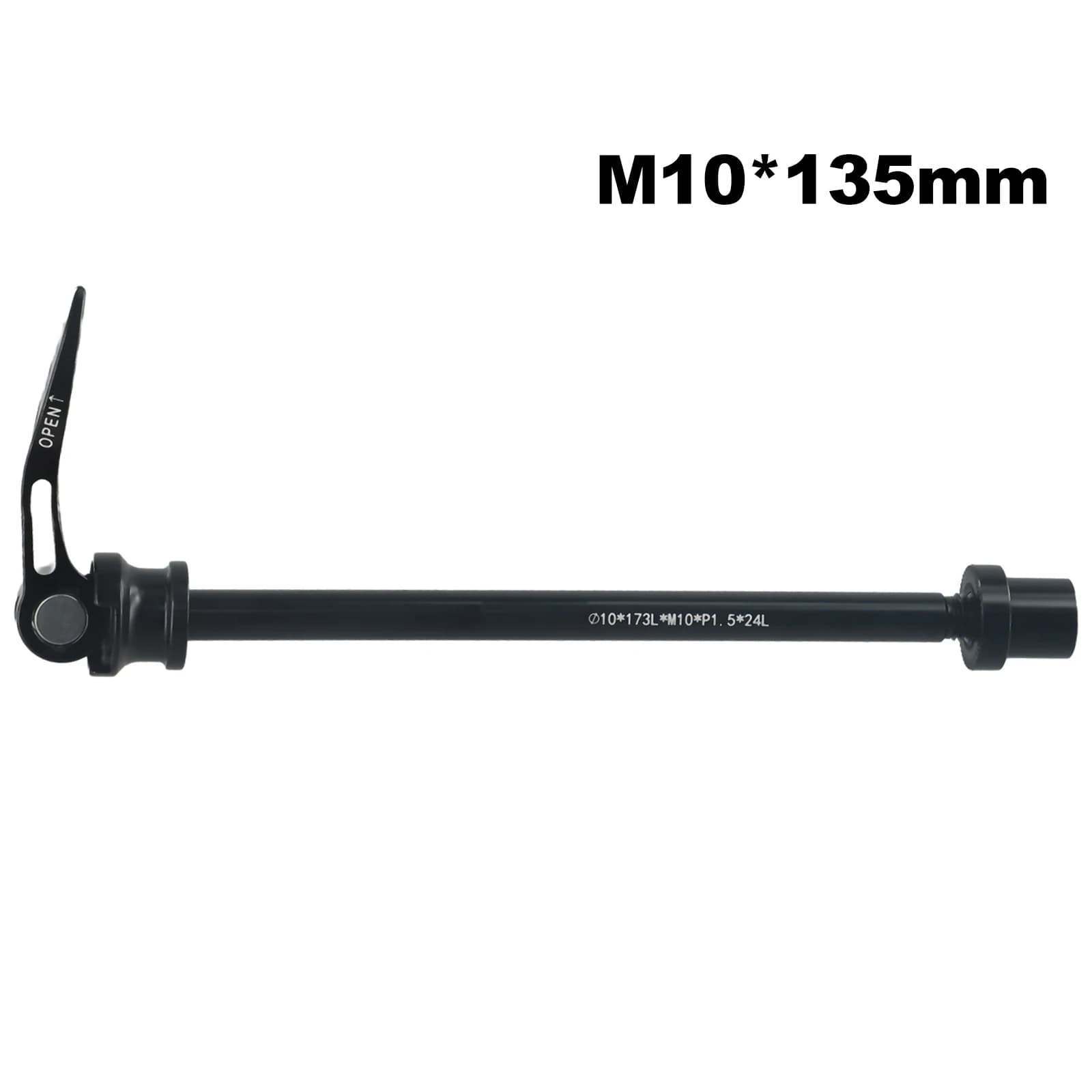 Adattatore per mozzo ruota posteriore Spiedino di rilascio dell'asse bici per asse passante 135x10MM per manutenzione e riparazione del mozzo posteriore della bicicletta