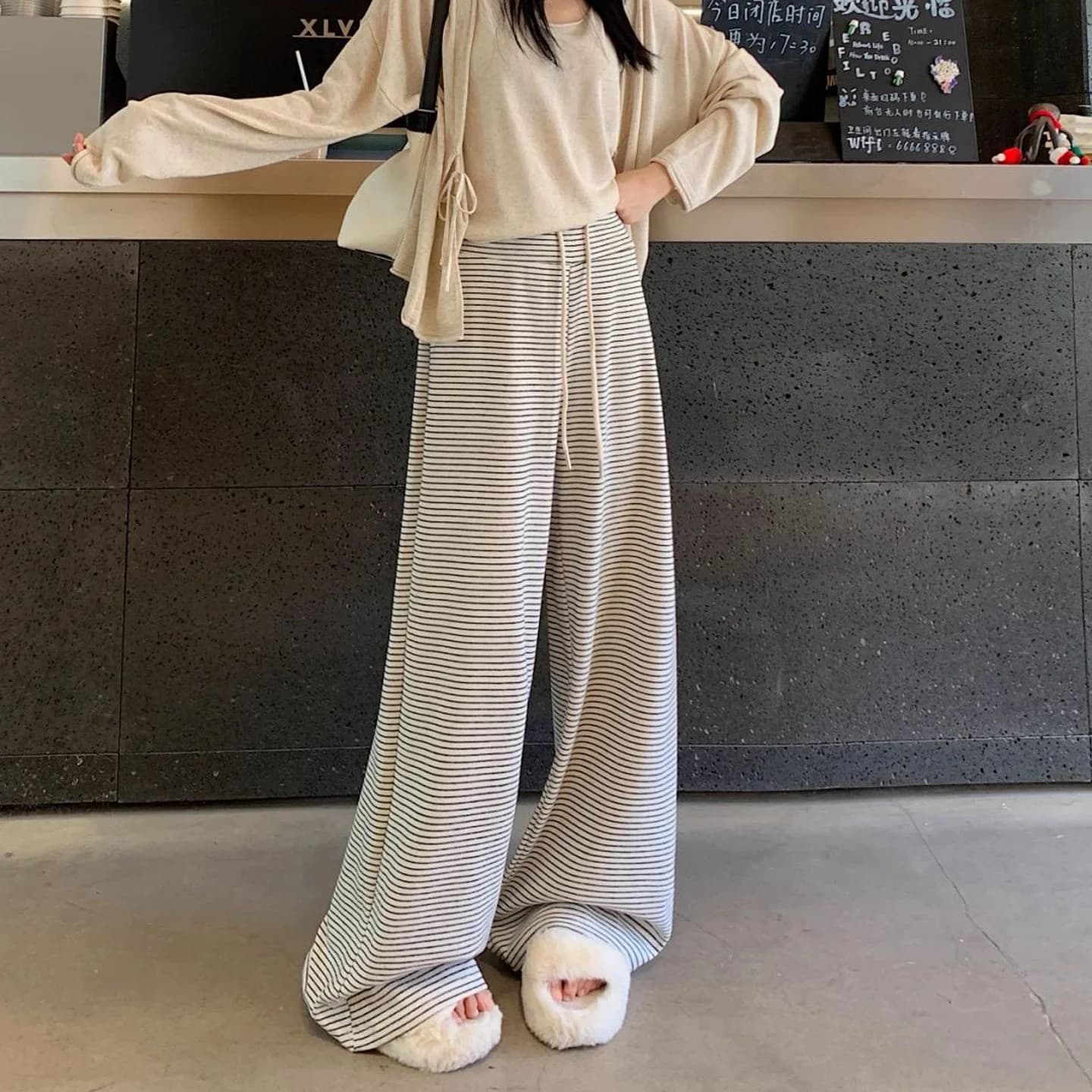 Pantaloni Jeans Baggy da Donna Eleganti per Ufficio 2026, Stile Classico Formale Chic Semplice Minimalista alla Moda